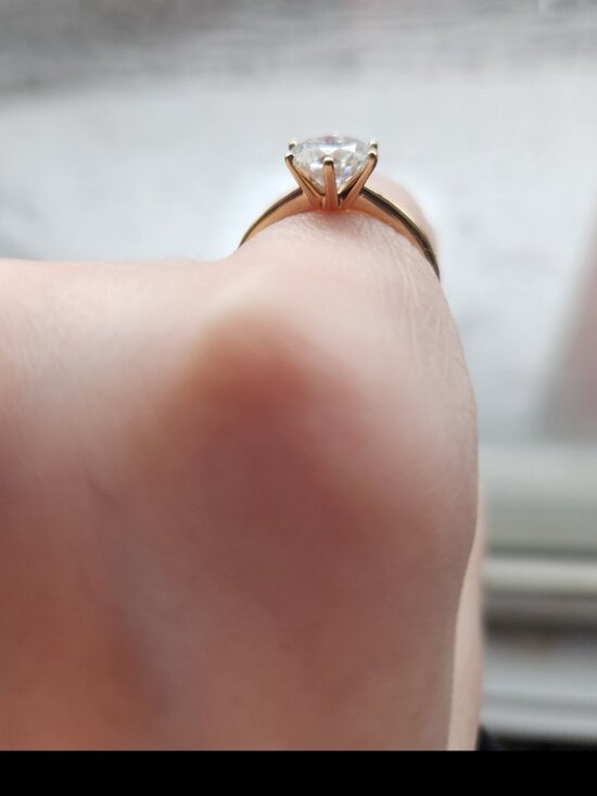 East West Marquise Ring | Moissanite Engagement Ring | 14KG 14KG Moissanite Ring